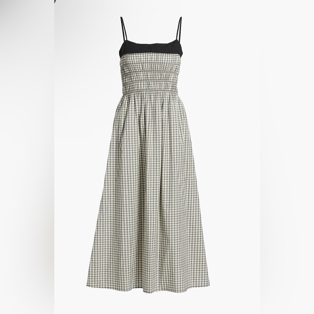 Rails

Primrose Gingham Stretch-Cotton Midi-Dress